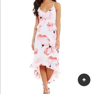 NWT H by Halston ruffle peplum dress